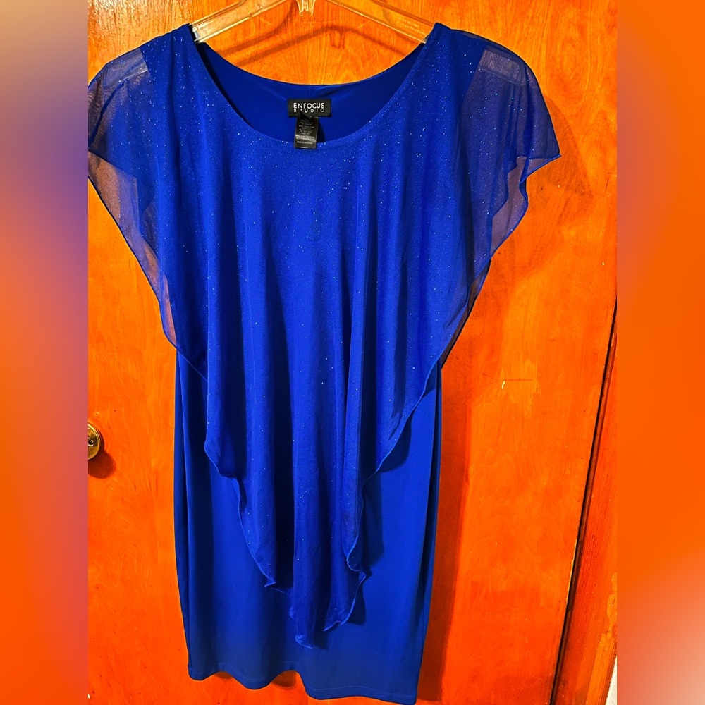 Enfocus studio blue dress, size 4